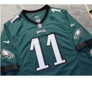 Nike On Field Philadelphia Eagles Carson Wentz #11 Green NFL Football Jersey XL